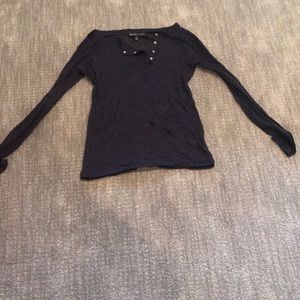 Elizabeth and James navy blue sweater